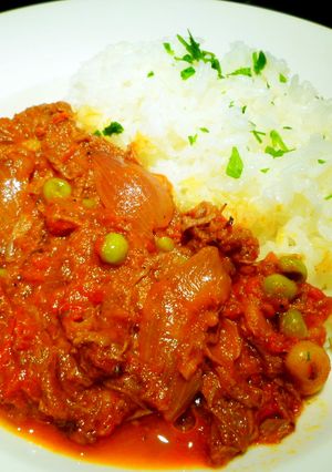 余った牛肉の赤ワイン煮のリメイク☆ハヤシ-レシピのメイン写真