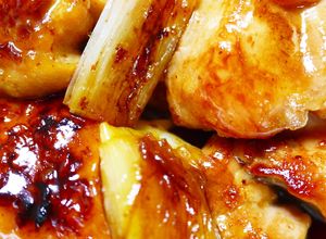 ★ズボラな焼き鳥★串なし！鶏もも肉と白葱-レシピのメイン写真