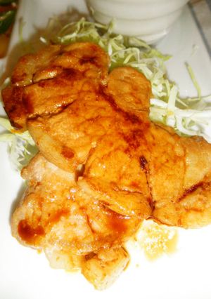 ズボラ飯？豚のポン照り焼き。-レシピのメイン写真