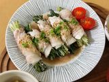 せいろで簡単♪水菜の豚巻き