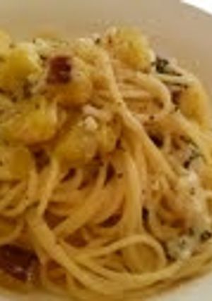 ＊さつまいもと明太子の豆乳秋パスタ＊-レシピのメイン写真