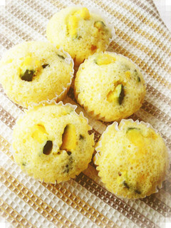 簡単おやつ✿かぼちゃの蒸しパン-レシピのメイン写真