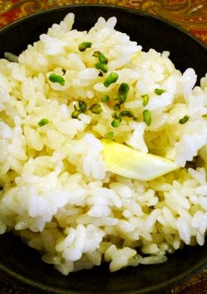 マコモダケ？マコモタケごはん　京都カフェ-レシピのメイン写真
