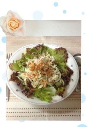 簡単☆ポテチ&ツナオニオン彩りサラダ☆-レシピのメイン写真