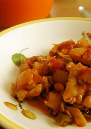 無水鍋で鶏トマト煮込み-レシピのメイン写真