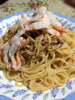 イカの塩辛のクリームパスタ-レシピのメイン写真