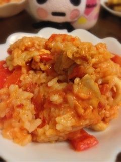 パパでもできる☆炊飯器でパエリア☆-レシピのメイン写真