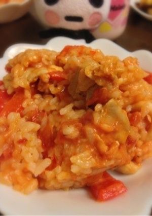 パパでもできる☆炊飯器でパエリア☆-レシピのメイン写真