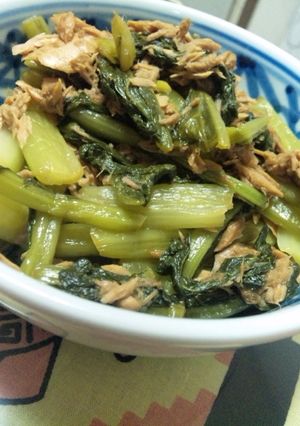 ご飯が進む！野沢菜とシーチキンの油炒め-レシピのメイン写真