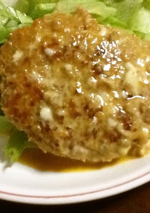 にんじんハンバーグ♪ 照りマヨ焼き-レシピのメイン写真