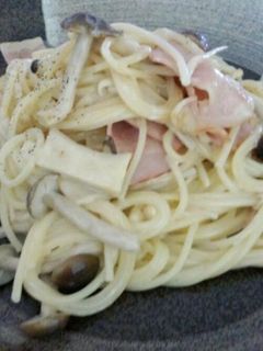 きのこたっぷりクリームパスタ-レシピのメイン写真