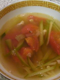 きゅうりとトマトのスープ-レシピのメイン写真