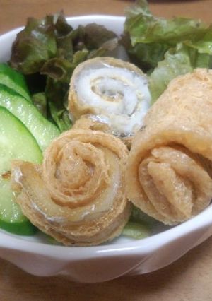 太刀魚とうす揚げのグルグル巻き-レシピのメイン写真