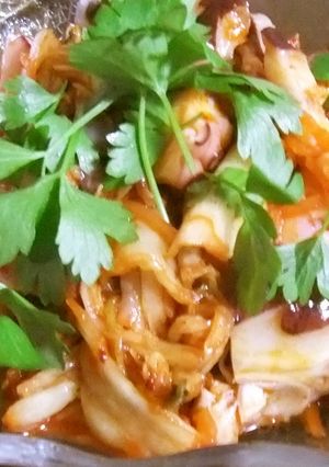 ご飯がススム♪たこキムチ-レシピのメイン写真