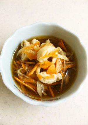 シャキシャキ麺つゆ鶏皮-レシピのメイン写真