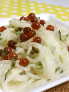 ちょっと贅沢!いくらのマロニーサラダ-レシピのメイン写真