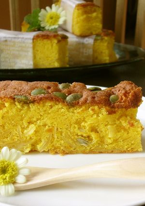 かぼちゃとホワイトチョコ♡のケーキ-レシピのメイン写真