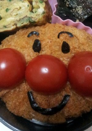 かんたんキャラ弁♡アンパンマン♡-レシピのメイン写真