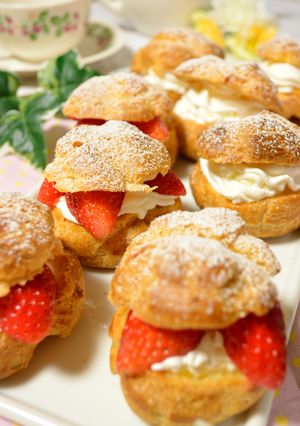 レンジで簡単シュークリーム♪-レシピのメイン写真