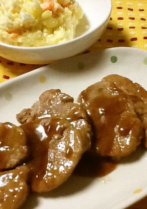豚ヒレの照りマヨ焼き-レシピのメイン写真