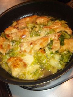鶏むね肉のきゃべつチーズ蒸し-レシピのメイン写真