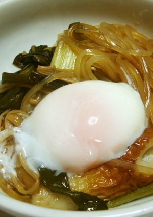 マロニーとネギの煮物-レシピのメイン写真