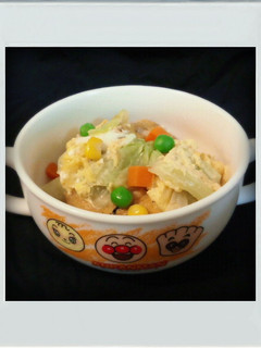 ■糖質制限■キャベツ厚揚げ卵とじ簡単朝丼-レシピのメイン写真