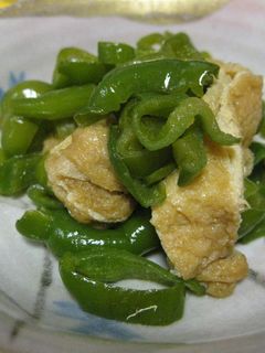ピーマンとお揚げのさっと煮-レシピのメイン写真