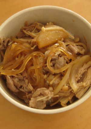 マロニー牛丼-レシピのメイン写真