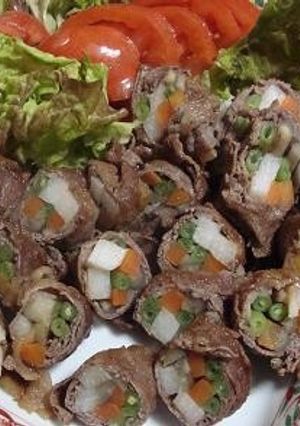 牛肉の長いも巻-レシピのメイン写真