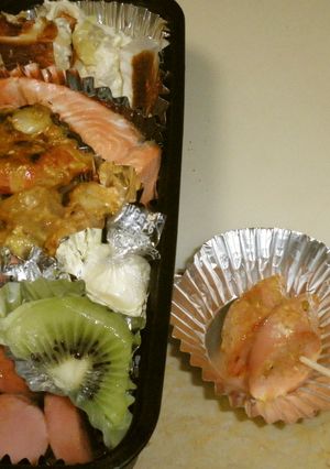 マヨ＆焼き肉タレ＆カレー味魚ニソ-レシピのメイン写真