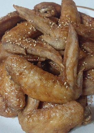 手作りで食べ放題♪♪手羽先の唐揚げ-レシピのメイン写真