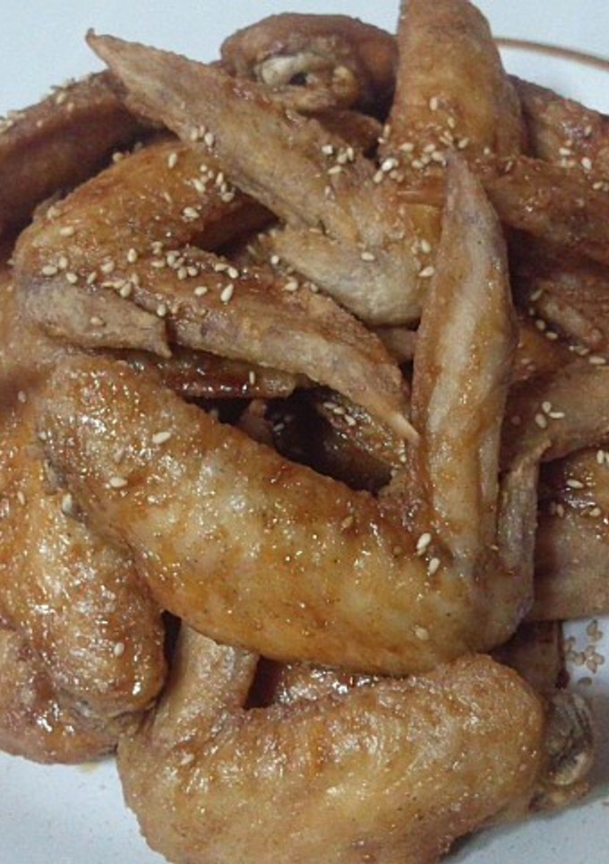 手作りで食べ放題♪♪手羽先の唐揚げ-レシピのメイン写真