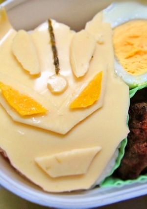 スライスチーズde簡単ウルトラマンゼロ!-レシピのメイン写真