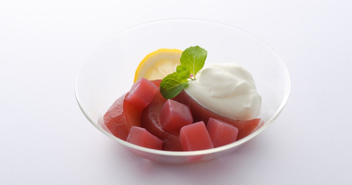 オシャレなデザート！こんにゃくコンポート by こんにゃ君