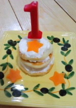 離乳食後期✩はじめてのケーキ-レシピのメイン写真