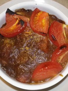 トマトのせ焼きカレー-レシピのメイン写真