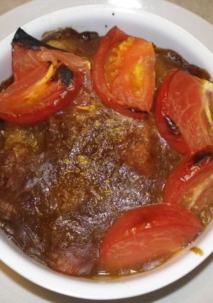 トマトのせ焼きカレー-レシピのメイン写真