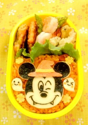 キャラ弁★ハロウィン仕様のミッキー-レシピのメイン写真