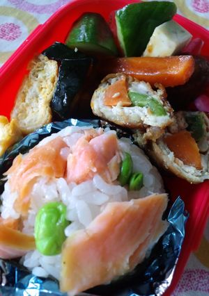 肉巻き野菜の10分お弁当-レシピのメイン写真