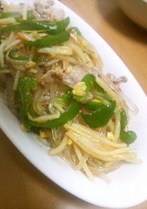 青椒肉絲風マロニー-レシピのメイン写真