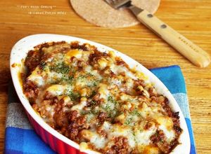 ズボラで簡単♬南瓜と挽き肉のグラタン-レシピのメイン写真