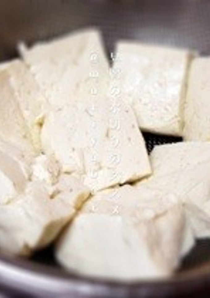 木綿◆豆腐の水切り★保存法◆絹-レシピのメイン写真