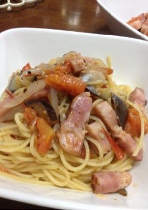 ベーコン茄子トマト☆パスタ-レシピのメイン写真