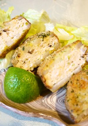 塩麹入り鶏挽肉のレンコンサンドフライ-レシピのメイン写真