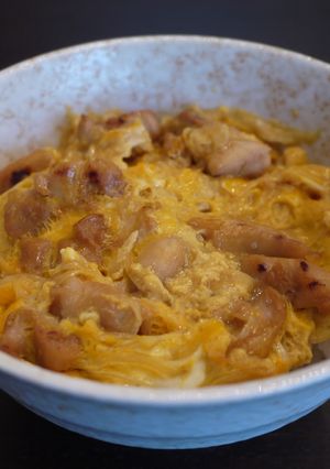 焼き鳥をリメイク！　夫が作るズボラ親子丼-レシピのメイン写真