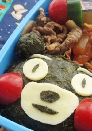 くまもんのお弁当（キャラ弁）-レシピのメイン写真