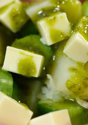 キュウリとポテトのバジルサラダ-レシピのメイン写真