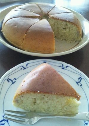 材料少しでふわふわ炊飯器バナナケーキ-レシピのメイン写真