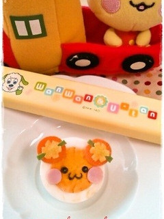 ゆで卵 de うーたん♡キャラ弁おかず-レシピのメイン写真